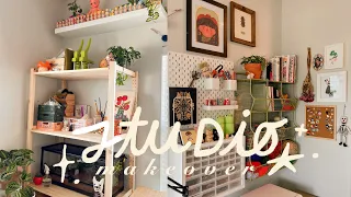 art studio makeover and organization ✶