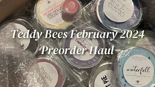 Teddy 🐻 Bees 🐝February Preorder Haul 2024 #vendorwax #waxcommunity