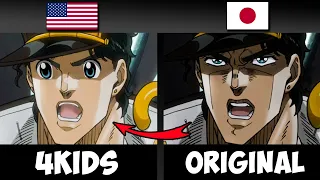 4kids Censorship in Jojo's Bizarre Adventure