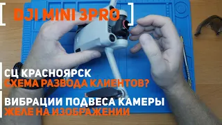 Dji Mini 3 Pro вибрации подвеса, желе на изображении | После другого сервиса г. Красноярск