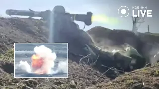 💣 Знищення ворожого Т-72 із FGM-148 Javelin на Донеччині / ЗСУ, Війна в Україні | Новини.LIVE