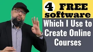 4 Free Software which I use to Create Online Courses