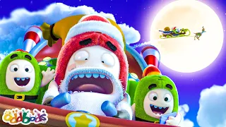 Santa Swap | Oddbods| Moonbug Kids Learn English & Karaoke Time