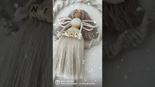 Macrame angel , Macrame doll