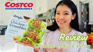 Costco Amylu Sesame Ginger Chicken Crumbles with Mandu Sauce~ Chicken Lettuce Wrap Recipe