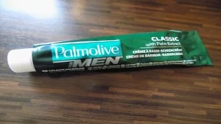 Rasur - Pur ! Rasiercreme Palmolive Shave cream Test Vorstellung Review Nassrasur