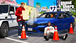 РЕАЛЬНАЯ ЖИЗНЬ В GTA 5 - ГАРВИН ПОПАЛ В СЕРЬЕЗНУЮ АВАРИЮ! БМВ M5 F90 В ТОТАЛ! ДЖЕРЕМИ 🔥