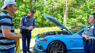 Neighbors CAUGHT VANDALIZING Mustang Mach 1!! *POLICE CALLED*