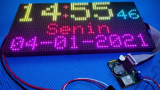 Digital Clock NTP ESP-32 P5 RGB