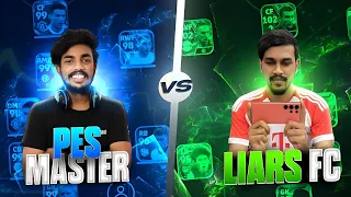 I PLAYED AGAINST INDIA'S NO1 EFOOTBALL STREAMER @LIARSFC 😍🔥|| PES MASTER 🆚 LIARS FC