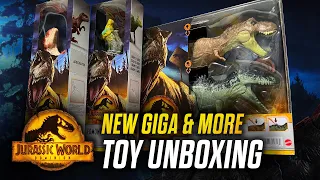 GIGA VS T-REX Jurassic World Dominion Sound Surge & More — Toy Unboxing in 4K / collectjurassic.com