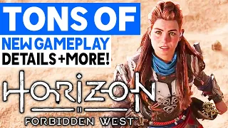 TONS of NEW Horizon Forbidden West Gameplay Details, Custom Difficulty Settings, DualSense + More!