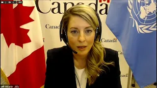 Foreign Affairs Minister Mélanie Joly on Canada's response to Ukraine crisis –February 28, 2022