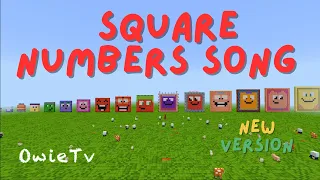Square Numbers  Song | Counting Songs for Kids | Minecraft Numberblocks Counting Songs for Kids