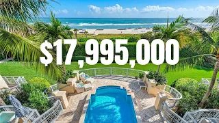 INSIDE A $17,995,000 BEACHFRONT VILLA IN MIAMI BEACH!