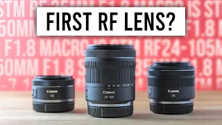 Canon RF — 35mm, 50mm, or 24-105mm??