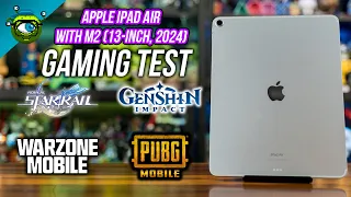Apple iPad Air M2 (13” 2024) Gaming Test | Genshin Impact, Honkai: Star Rail, PUBG & COD: Warzone