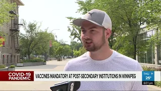 Winnipeg post-secondary to require vaccines