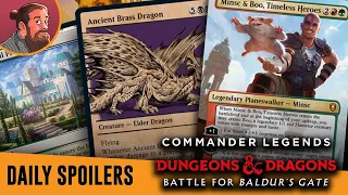 Commander Legends: Baldur's Gate MTG Spoilers — March 24 | Minsc & Boo Planeswalker & More!