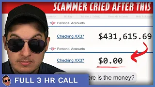 Scammers Cry After Ruining Their Own Scam - $430K Gone (Full 3hrs)