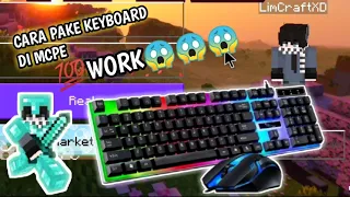 TUTORIAL CARA PAKE KEYBOARD & MOUSE DI MCPE😱