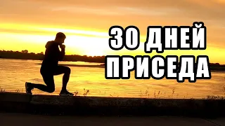 30 ДНЕЙ ПРИСЕДА. 30 ДНЕЙ КАЧАЛ НОГИ. ТРАНСФОРМАЦИЯ CHALLENGE