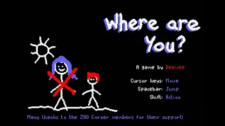 Where are you ? - Amstrad CPC - Short gameplay