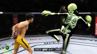 Bruce Lee vs Skeleton | UFC4 Super Play