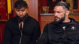 Roman Reigns &  jey uso.  backstage segment smackdown may 28 /2021