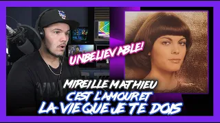 First Time Hearing Mireille Mathieu C'est L'amour et La Vie Que Je Te Dois | Dereck Reacts