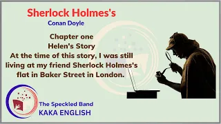 Learning English story Youtube The Speckled Band Conan Doyle.
