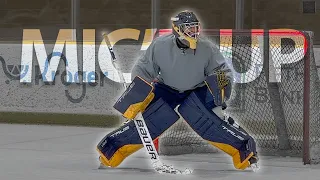 Mic'd Up Goalie | On Ice Drills with Deano and Connor