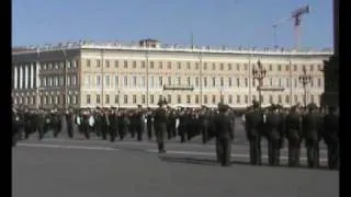 Rehearsal of Parade, march "Victory Day"