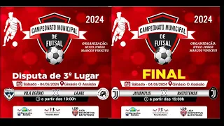 AO VIVO | FINAL DO CAMPEONATO MUNICIPAL DE BERNARDINO BATISTA - PB (Juventus x Batistense)