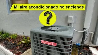 aire acondicionado no enciende