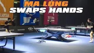 Ma Long Swaps Hands In Training And Does The Unthinkable!