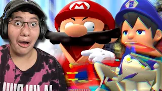 THE WHOLE WORLD GETS CORRUPTED!! || SMG4: Mario Reacts To Nintendo Corruptions REACTION