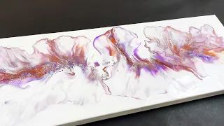 Purple and Copper Dutch Pour - Acrylic Pouring