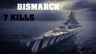 World of Warships - Bismarck - 7 Kills - 209K Damage