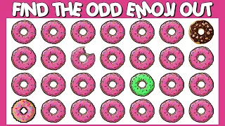 HOW GOOD ARE YOUR EYES #353 | Find The Odd Emoji Out | Emoji Puzzle Quiz