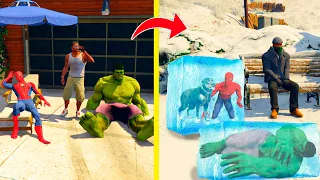 I Survive Ice Age In DAY Vs NIGHT in GTA 5 ! (GTA 5 Mods)