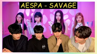 Koreans React To AESPA - SAVAGE