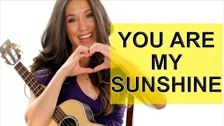 You Are My Sunshine Fingerstyle Ukulele Tutorial with Tabs and Play Along