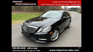 2013 Mercedes-Benz E550