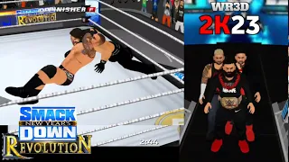 Roman Reigns😱 and Bloodline Attack on Randy Orton , La knight, Aj styles at SmackDown | WR3D 2K24