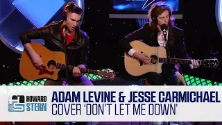 Adam Levine & Jesse Carmichael Cover “Don’t Let Me Down” Live on the Stern Show (2007)