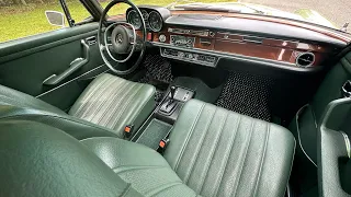 1973 Mercedes-Benz 280SE 4.5 29,924 miles !!! Drive video 5/19/23