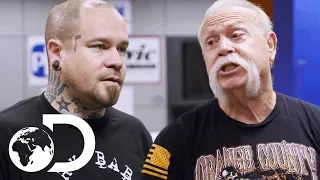 Paul Sr. & Josh Disagree On Plans For A Paintball Themed Bike | American Chopper