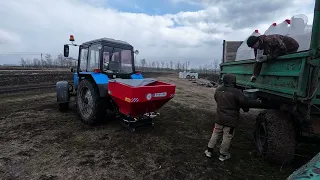 КАЖЕТСЯ МЫ ЕГО ПОБЕДИЛИ l ПРОДОЛЖАЕМ ПОДГОТОВКУ ТЕХНИКИ l РАЗБРАСЫВАТЕЛЬ УДОБРЕНИЙ