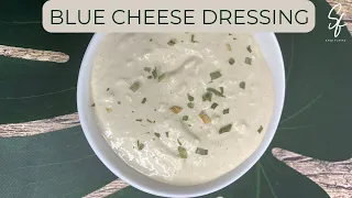 Homemade Blue Cheese Dressing || Thick & Creamy || #bluecheese #dippingsauce